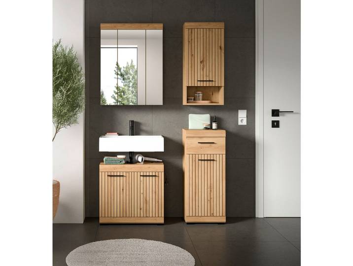 Badezimmer Scout Eiche Artisan 4-teilig
