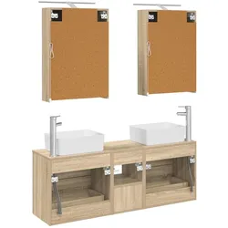 vidaXL, Badmöbelset, Badezimmer-Aufbewahrungsmöbel