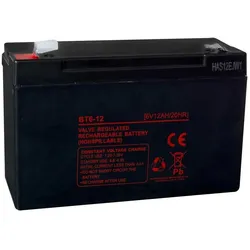 Moravia, Absperrung, Ersatzakku 6 Volt Für Sperrschranke mit Solarmodul inkl.