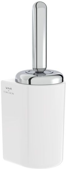VitrA Liquid WC-Bürstengarnitur A44566 130x130x4157mm, Wandmontage, Bürstenstiel und Abdeckung chrom