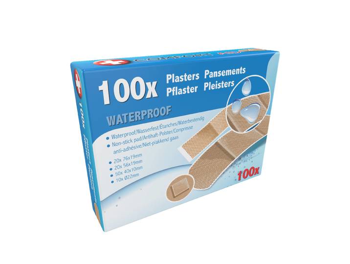 Pflaster wasserfest 100 Stk.