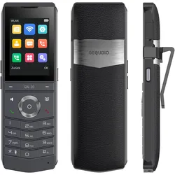 Gequdio GW-20 WLAN IP Telefon mit Ladeschale, SIP kompatibel, Telefon