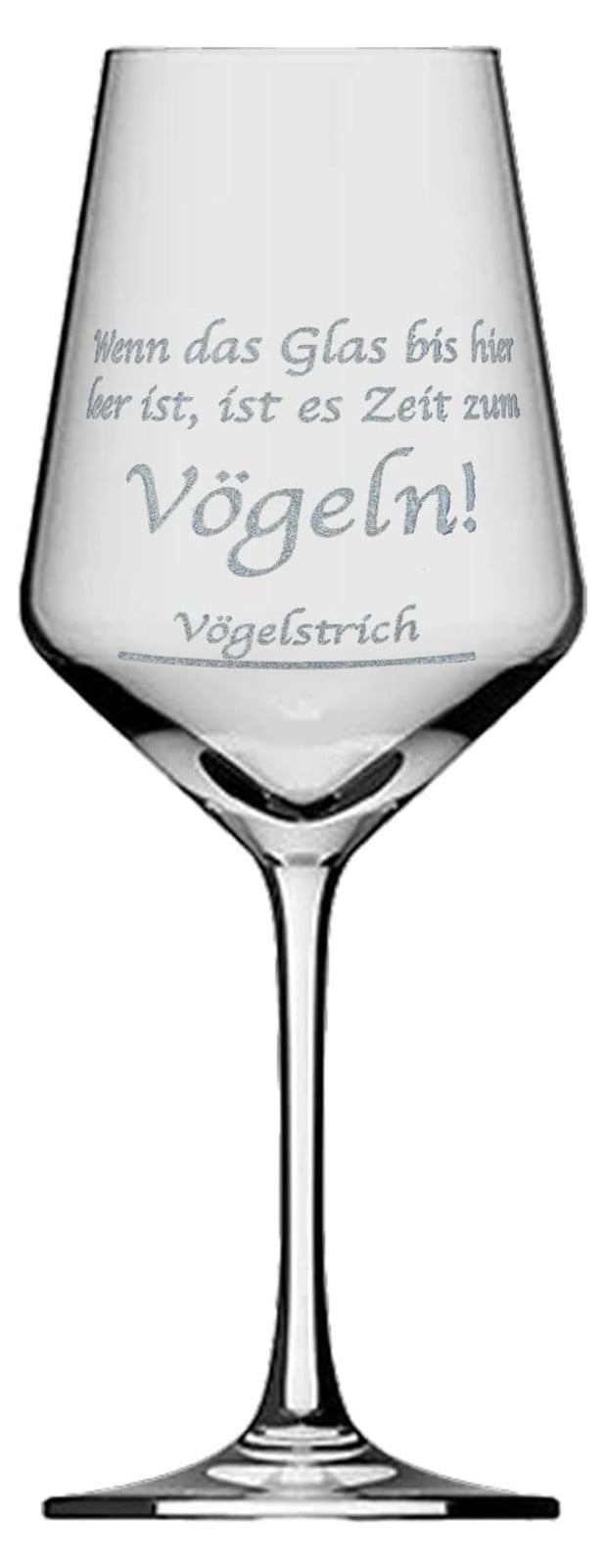 Dripio Gegraveerd wijnglas 350 ml vaatwasmachinebestendig