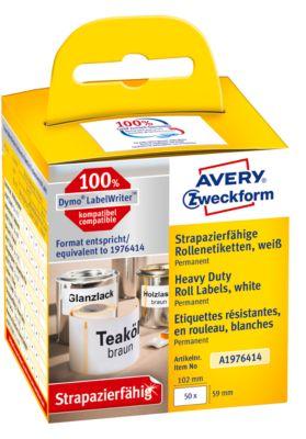 Rollenetiketten Avery, besonders hohe Klebekraft, 59 x 102 mm, 50 Stück