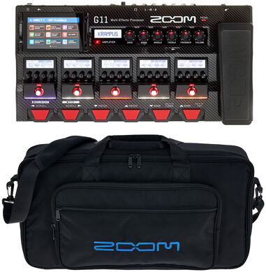 Zoom G 11 Guitar Effect/Bag Bundle