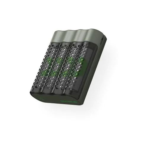 GP M452U 4-Port Akku-Schnellladegerät inkl. Akkus
