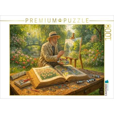CALVENDO Puzzle Farbenzauber Kunst zwischen Seiten | 1000 Teile Lege-Größe 64x48cm Foto-Puzzle für glückliche Stunden