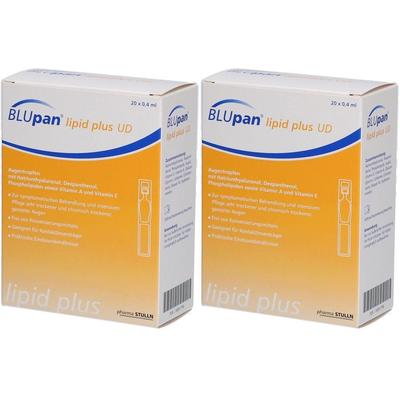 Blupan lipid plus UD Augentropfen 2x 2x20x0,4 ml