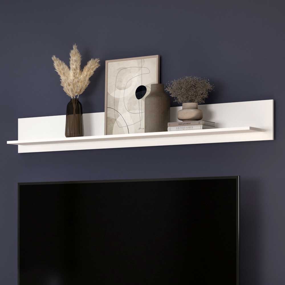 Pharao24.de Weißes Wandboard in modernem Design 170 cm breit