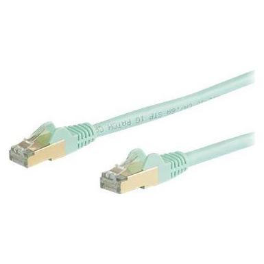 StarTech Patch Cable Cat6a 3m Aqua (STP, CAT6a, 3 m) (6ASPAT3MAQ)