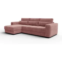 ECKSOFA OLI 4-Sitzer links, altrosa
