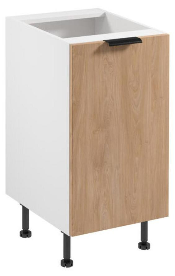 Onderkast voor de keuken in wit-beige
