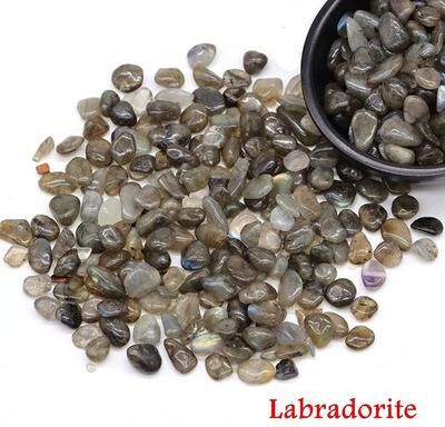 Uplift Picks Natural Agate Crystal Chips Stone Gravel For Aquarium Decor And Crafts labradorite 20g