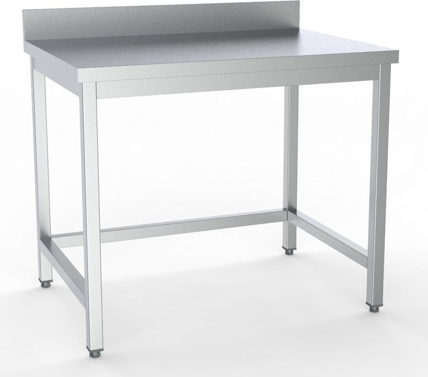 Combisteel 7333.0056 Werktafel met open onderstel en demontabele rand, 1600 mm