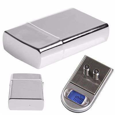 Mini-Taschenfeuerzeugwaage, 50 g/100 g/200 g, digitale Präzisionswaage für Schmuck, Diamant-Nachladen, Küche, 0,01 g Gewicht, elektronische Waage