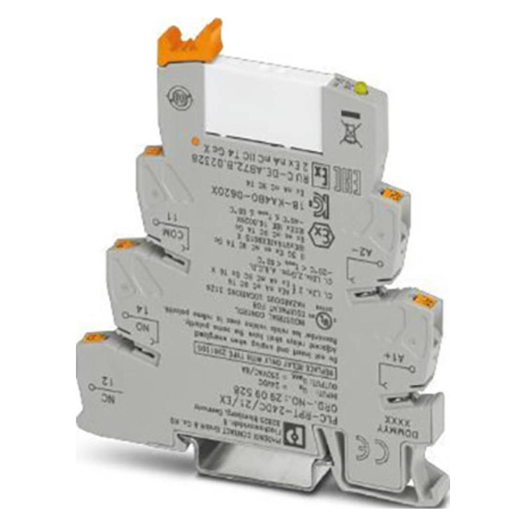 Phoenix Contact PLC-RPT-24DC/21/EX Relaisbaustein Nennspannung: 24 V/DC Schaltst (2909528)