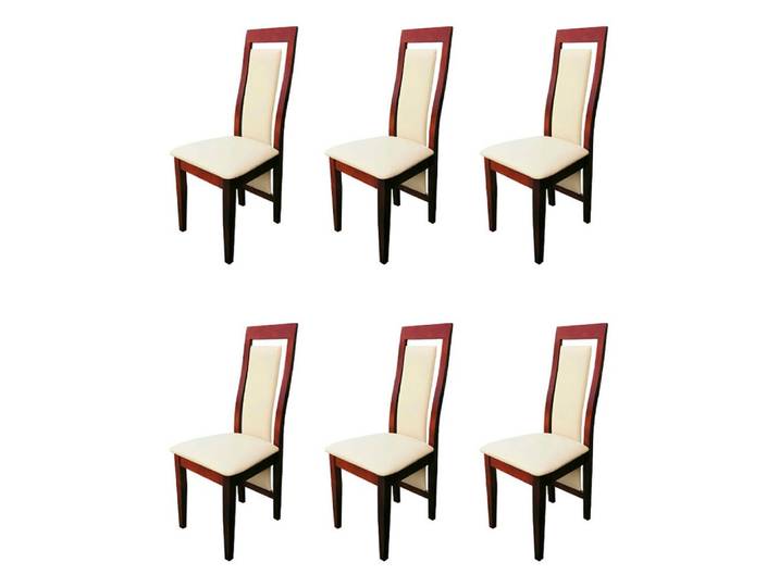 Xlmoebel Sitzgruppe Design-Restaurantsessel mit gepolstertem Sitz und modernem Look, (Stuhl, 6-tlg., 6x Stuhl), Hergestellt in Europa