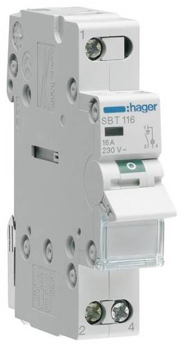 Hager Ausschalter 1polig 16A 230V SBT116