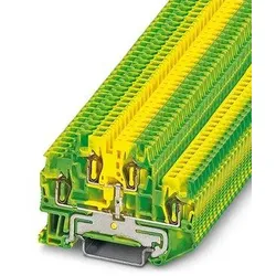 Phoenix Contact 3036013 Schutzleiter-Doppelstockklemme STTB 1,5-PE STTB15PE  - 50 Stück