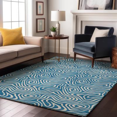 Addison Rugs Premium Washable Super Soft Modern Trippy Mayfield Rug