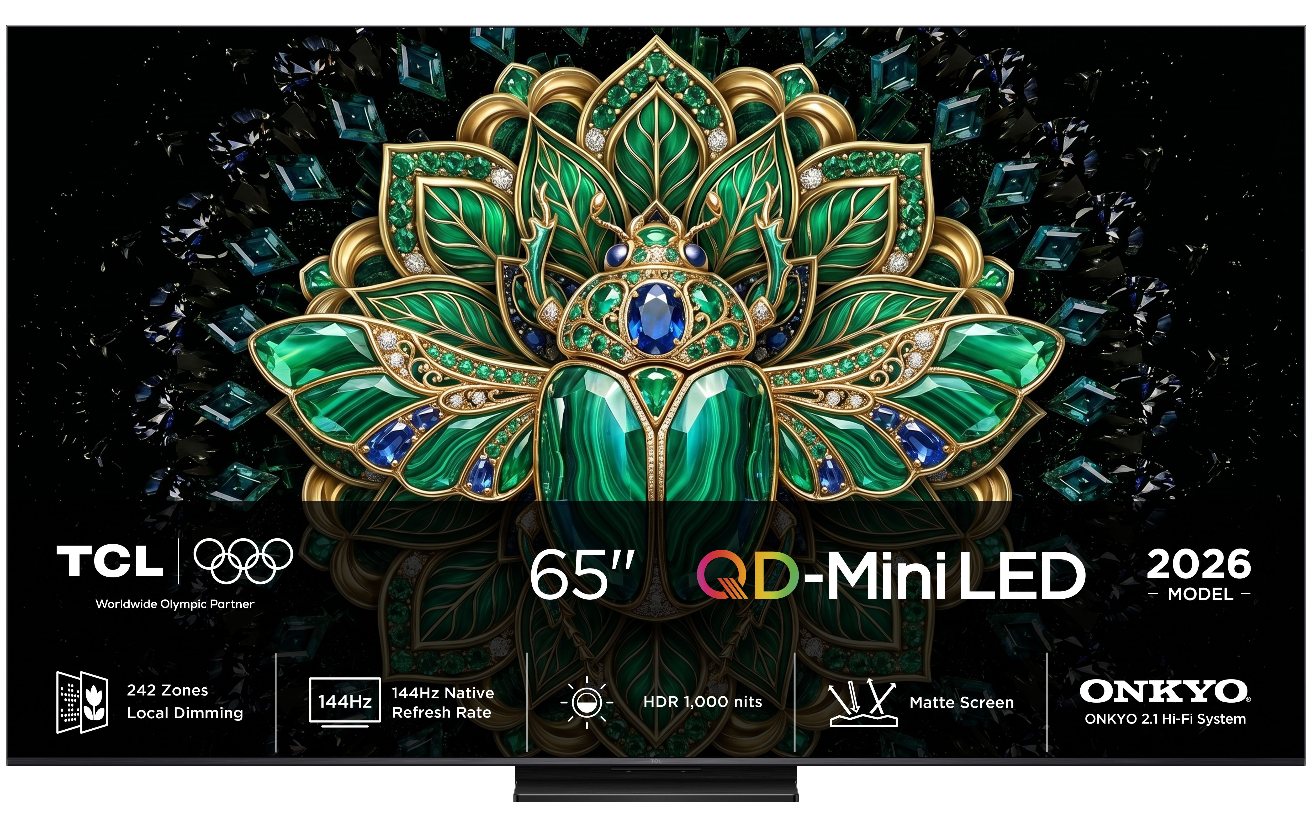 TCL 65MQLED75L MiniLed 165,1 cm (65 Zoll) Fernseher 4K Ultra HD VESA 300 x 300 mm