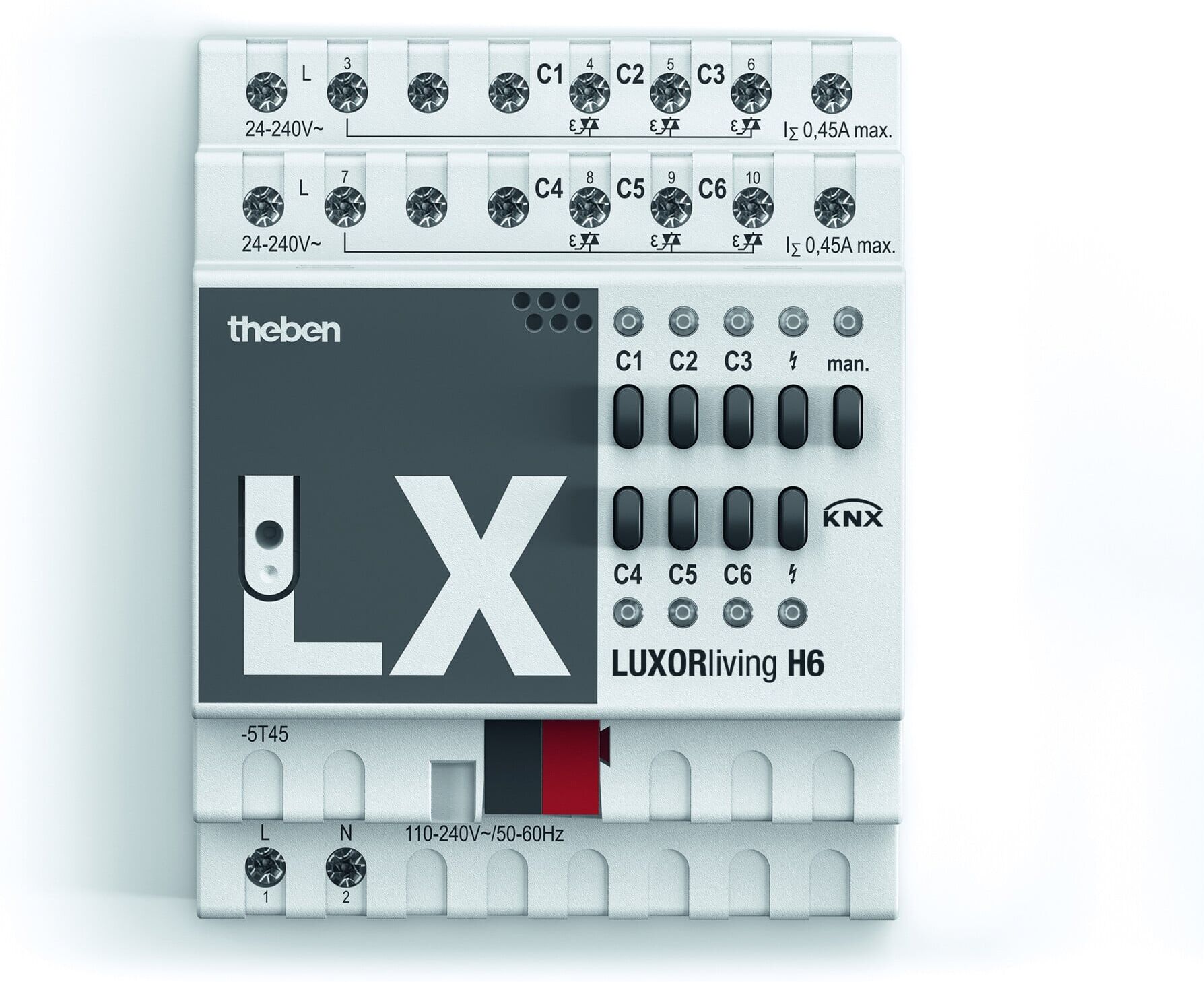 Theben Smart Home-System Heizungsaktor 6-fach LUXORliving H6 (4800440)