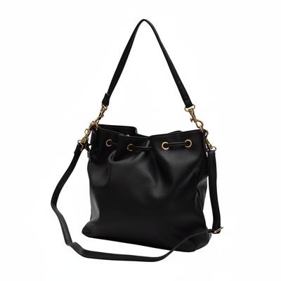Schultertasche JOOP JEANS "salve zohara matchsack mvo", Damen, Gr. B/H/T: 28cm x 29cm x 14cm, schwarz, Lederimitat, Taschen Schultertasche, Damen Umhängetasche, Handtasche, Tragetasche mit stylischen Details