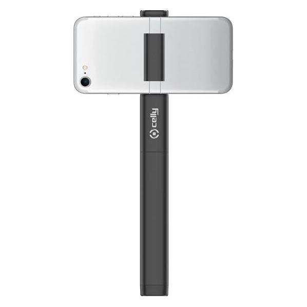 Celly CLICKFLASHPODBK Smartphone Selfie Stick Schwarz (CLICKFLASHPODBK)