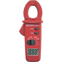 Benning CM 1-1 Stromzange, Hand-Multimeter kalibriert (ISO) digital ISO kalibriert CAT III 600 V Anzeige (Counts): 2000 044061-ISO
