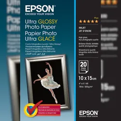 Epson Ultra Glossy Photo Paper - 10x15cm - 20 Blätter