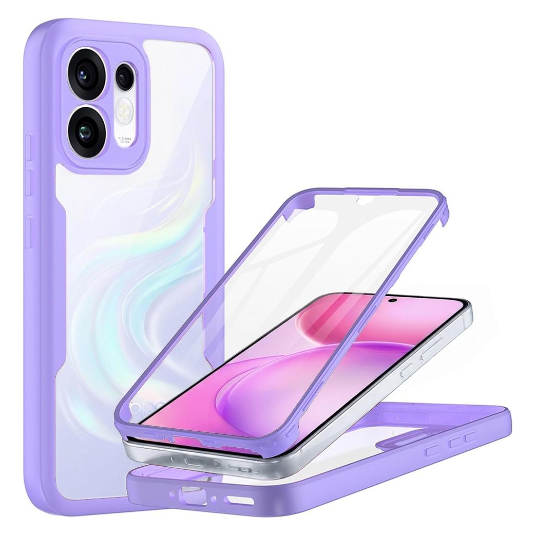Techsuit - ColorVerse 360 Series + Screen Protector - Oppo Reno16 / Reno16 Pro - Purple (Oppo Reno 16, Oppo Reno 16 Pro) (72711432)