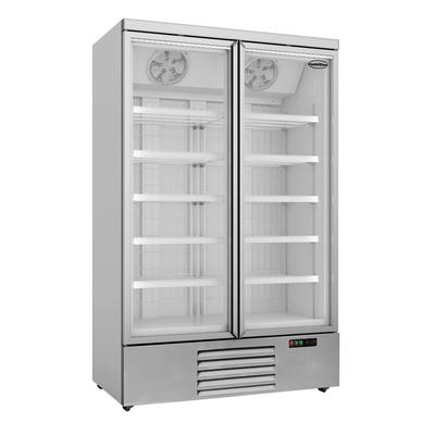 CombiSteel Tiefkühlschrank 2 Glastüren Jde-1000F