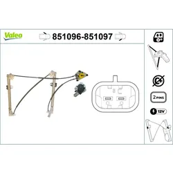 Fensterheber VALEO 851096 für Audi A1