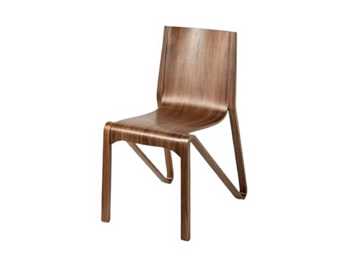 Xumh2024-3 Küchenstuhl Mid-Century Modern Esszimmerstühle aus Holz, Stühle ohne Armlehnen, for Esszimmer, Küchenstühle(Bruin)