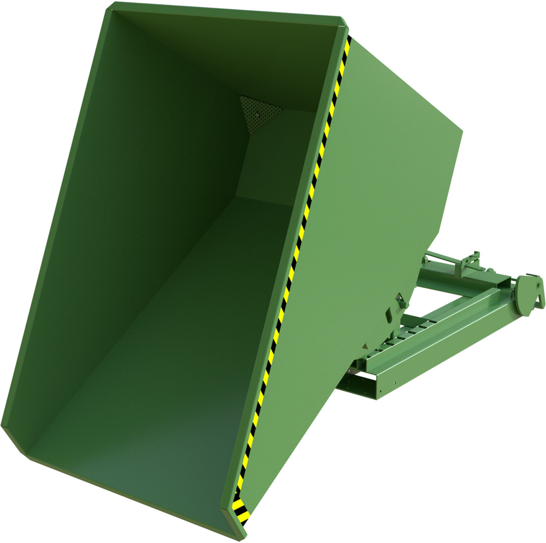 Bauer Südlohn Spänebehälter S4A 1200, lackiert, Resedagrün (4462-48-0000-6011)