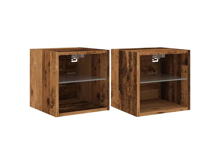 Lot de 2 meubles bois 30 x 28.5 x 30 cm