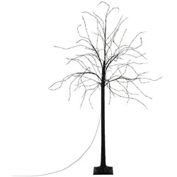 ECD Germany LED Baum 150 cm 600 warmweiße LEDs, künstlicher Weihnachtsbaum mit Sternlampen, IP44 Innen/Außen, Leuchtbaum Deko Weihnachten mit