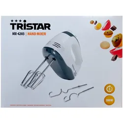 Tristar MX-4203 Handmixer weiß/grau 200W