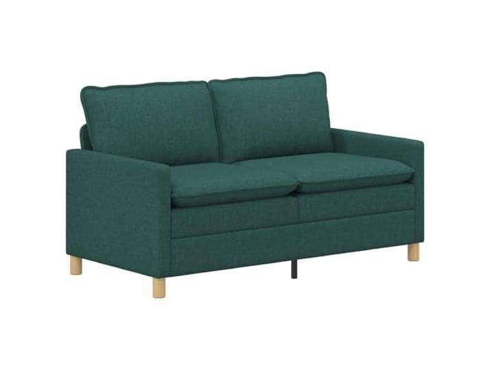 TEKGHUT Sofa Dunkelgrün 156 x 81 x 87,5 cm Stoff Metallrahmen Minimalistisches Design, klare Linien, funktionale Einfachheit, für Wohnzimmer oder Büro