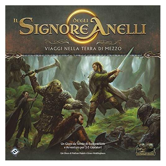 Asmodée Il Signore degli Anelli Viaggi nella Terra di Mezzo (Italienisch, 1 - 5 Spieler) (3558380060390)