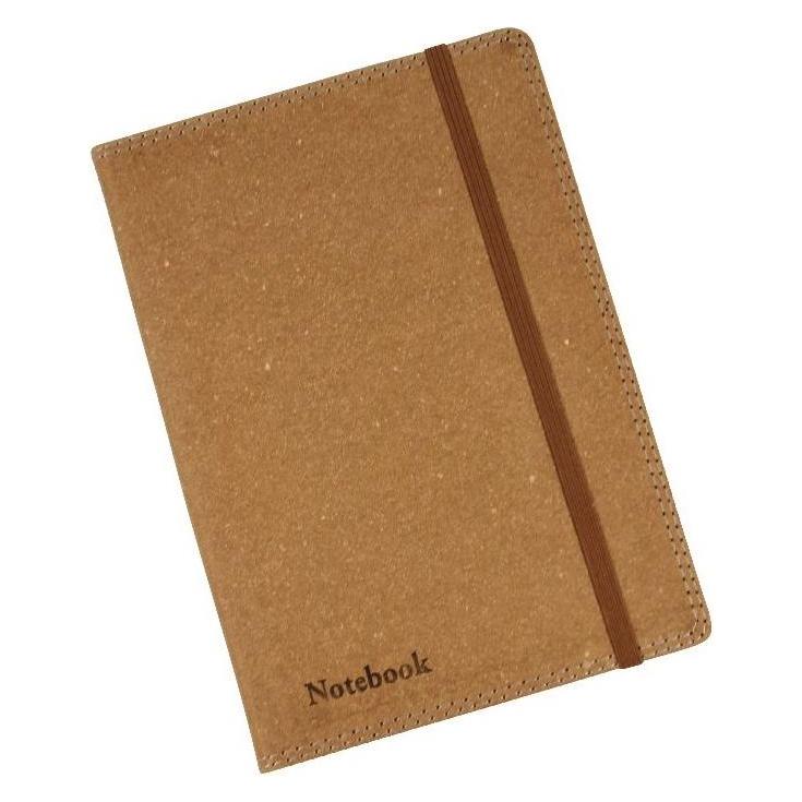 Donau Notizbuch A5 recyceltes Leder (A5, Liniert, Harter Einband) (330363022)