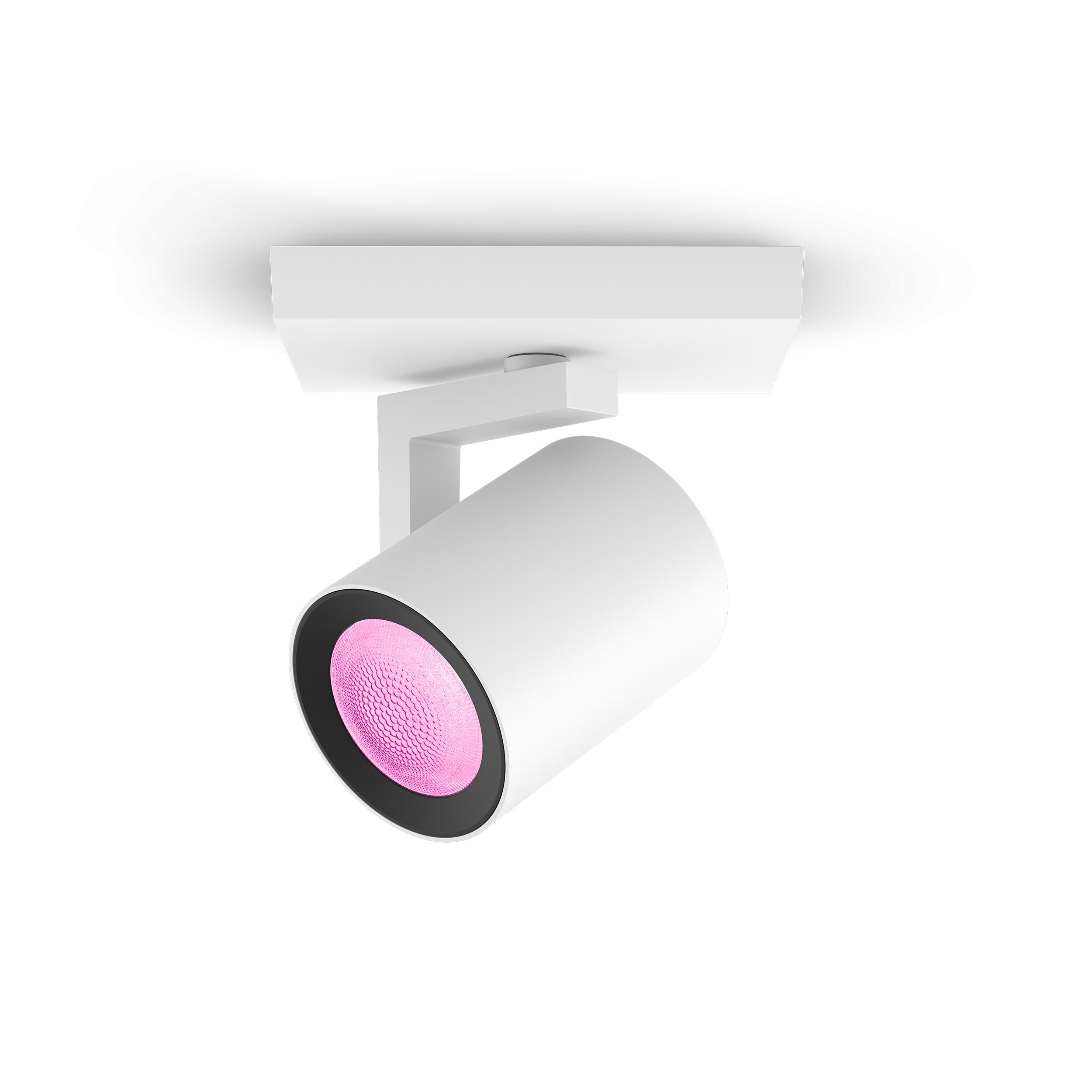 Philips Hue White & Color Ambiance Argenta Deckenleuchte weiß • 1er-Spot 929003808301