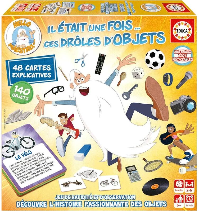 EDUCA BORRAS Il Etait Une Fois... Quel Drôle D'objets Le Jeu - Educa