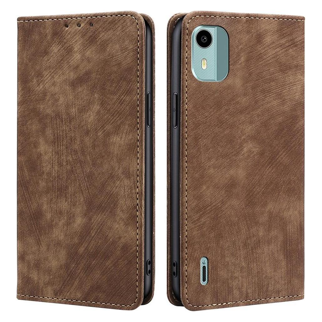 Cover-Discount Nokia C12 - Hülle mit RFID Blocker braun (Nokia C12) (660139533E)