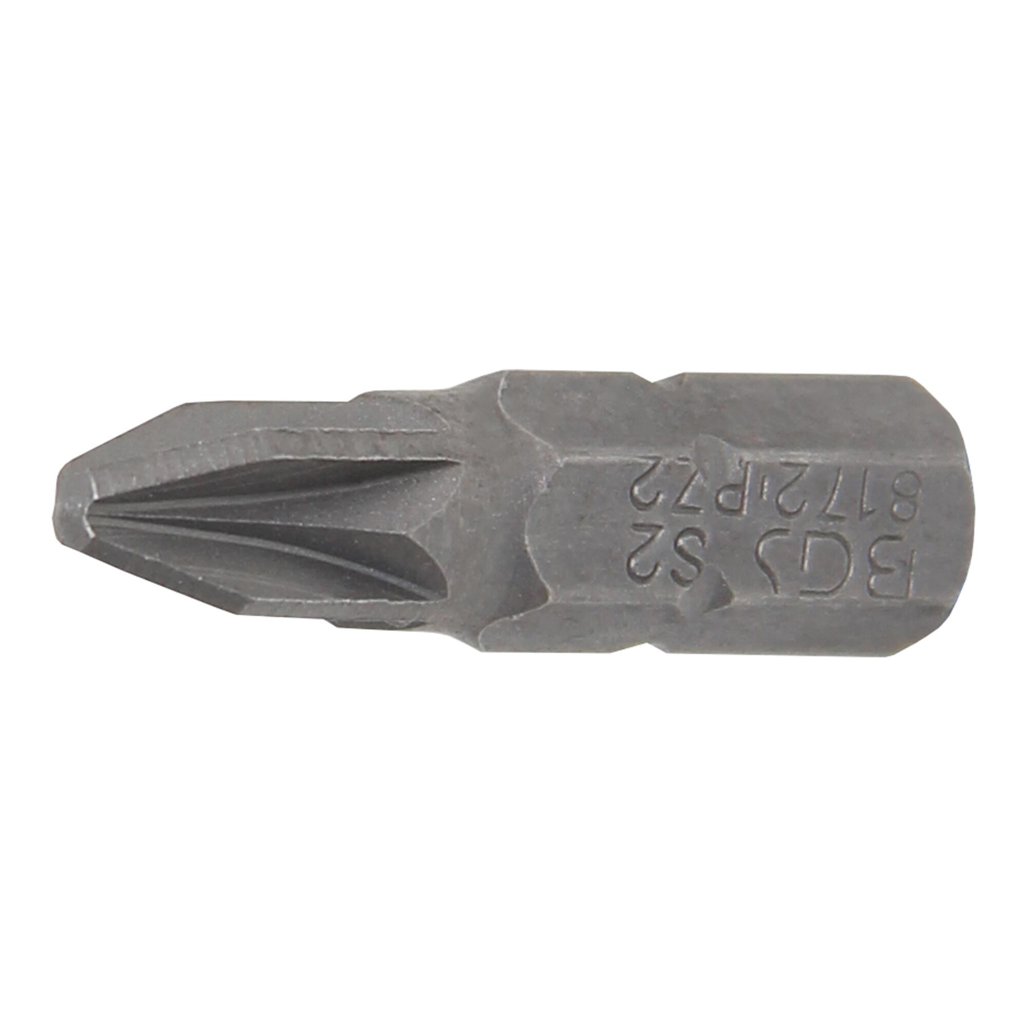 BGS Bit 8172, Antrieb Außensechskant 6,3 mm (1/4"), Kreuzschlitz PZ2 ; BGS technic)