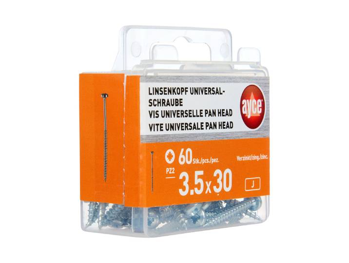 Ayce Panhead Universalholzschraube 3.5 × 30 mm