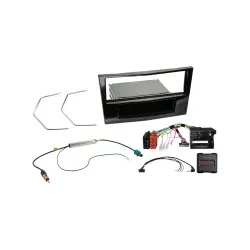 Radioblende 1-DIN mit Fach mit Radioanschlusskit Lenkradfernbedienung für Ope...
