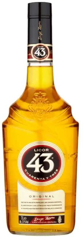 D.Z. Licores Licor 43 Original 1L - Licor español premium con 31% de graduación