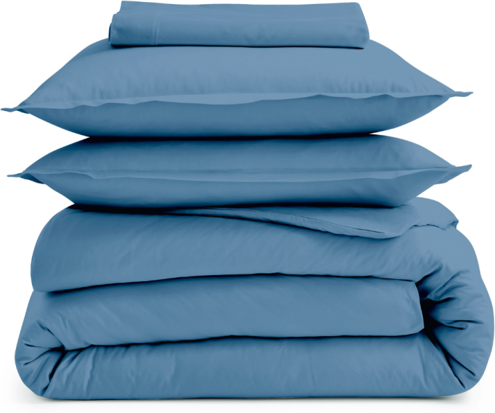 Drap housse percale Tradilinge ARDOISE (Couleur :  Ardoise)