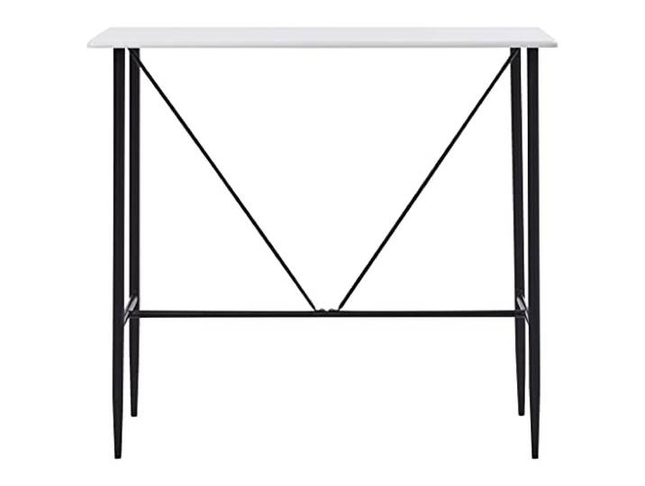 HKLGBVCR Bartisch, weiß, MDF, 120 x 60 x 110 cm